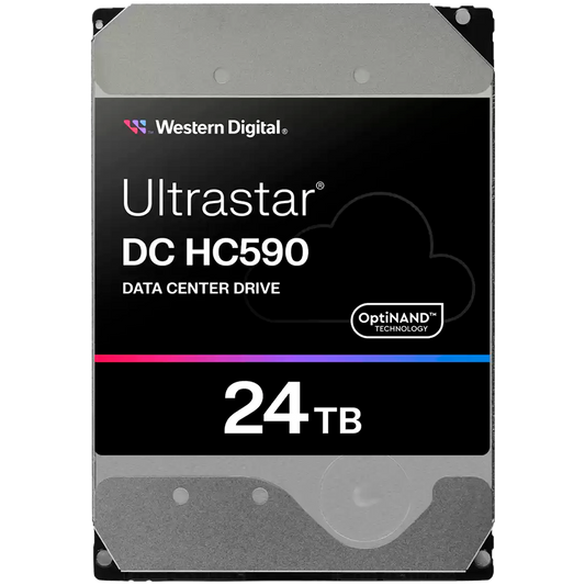 HDD Server WD/HGST ULTRASTAR DC HC590 (3.5’’, 24TB, 512MB, 7200RPM, SATA 6Gb/s, 512E SE NP3) SKU: 0F65684