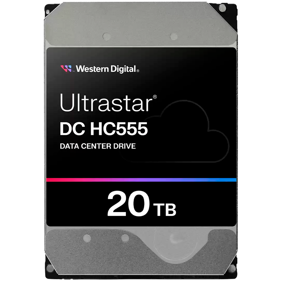 HDD Server WD/HGST ULTRASTAR DC HC555 (3.5’’, 20TB, 512MB, 7200RPM, SAS 12Gb/s, 512E SE P3) SKU: 0B47749