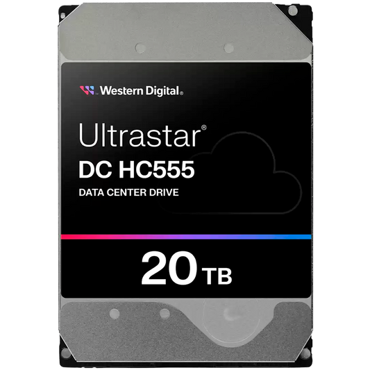 HDD Server WD/HGST ULTRASTAR DC HC555 (3.5’’, 20TB, 512MB, 7200RPM, SAS 12Gb/s, 512E SE P3) SKU: 0B47749
