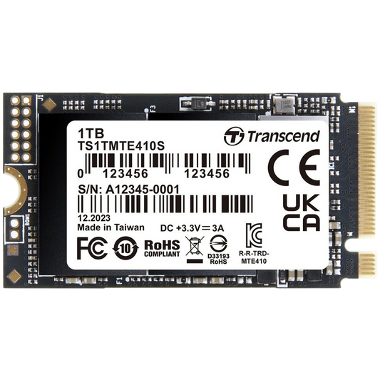 Transcend 512GB, M.2 2242,PCIe Gen4x4, NVMe, 3D TLC