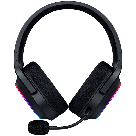 Razer Barracuda X Chroma, Gaming Headset, Black, Oval Ear Cushions, 2.4 GHz Wireless / Bluetooth, Breathable Fabric with Memory Foam Cushions, Detachable Razer™ HyperClear Cardioid Mic, 7.1 Surround sound: Only available on Windows 10 64-bit (or higher)