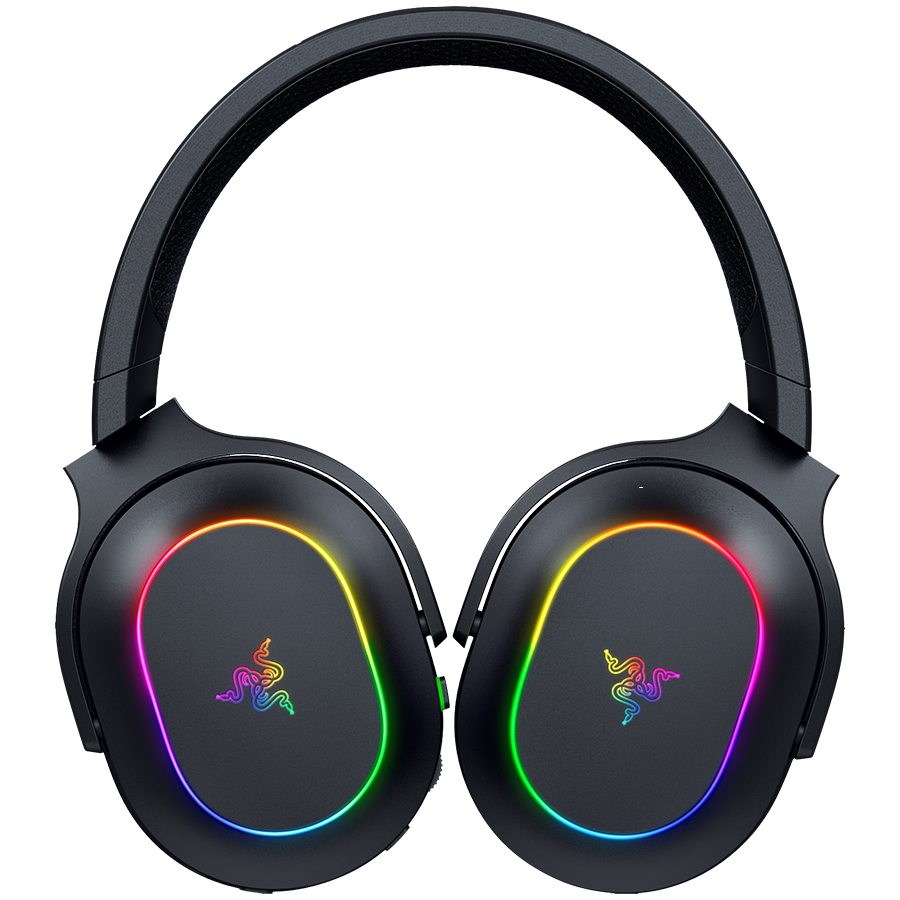 Razer Barracuda X Chroma, Gaming Headset, Black, Oval Ear Cushions, 2.4 GHz Wireless / Bluetooth, Breathable Fabric with Memory Foam Cushions, Detachable Razer™ HyperClear Cardioid Mic, 7.1 Surround sound: Only available on Windows 10 64-bit (or higher)