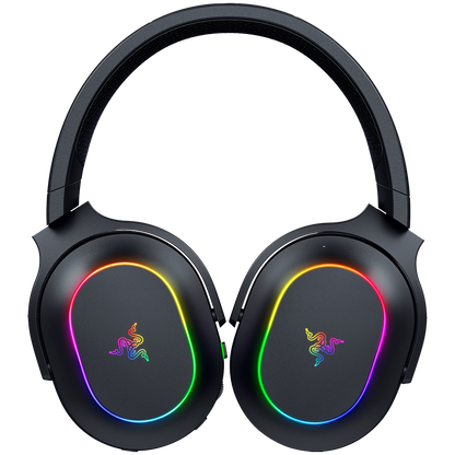 Razer Barracuda X Chroma, Gaming Headset, Black, Oval Ear Cushions, 2.4 GHz Wireless / Bluetooth, Breathable Fabric with Memory Foam Cushions, Detachable Razer™ HyperClear Cardioid Mic, 7.1 Surround sound: Only available on Windows 10 64-bit (or higher)
