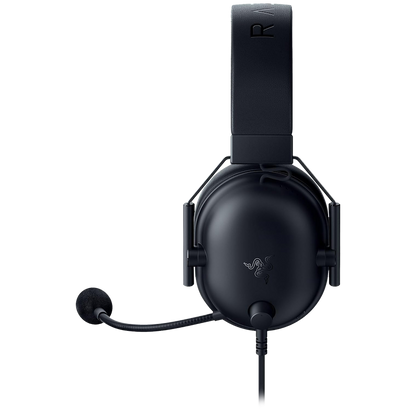 Razer BlackShark V2 X For PlayStation, Wired Console Headset, Black, Tri-Force Drivers 50", Hyperclear Cardoid Mic, leatherette ear cushions for a plush fit and feel