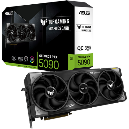 ASUS Video Card NVidia TUF Gaming GeForce RTX 5090 OC Edition 32GB GDDR7 (TUF-RTX5090-O32G-GAMING) VGA, PCIe 5.0, 2xHDMI 2.1b, 3xDisplayPort 2.1b