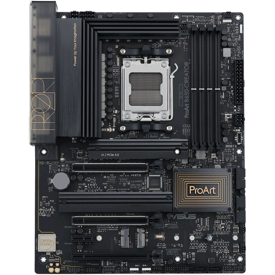 ASUS PROART B650-CREATOR AM5 ATX professional MB – alternate product view 2