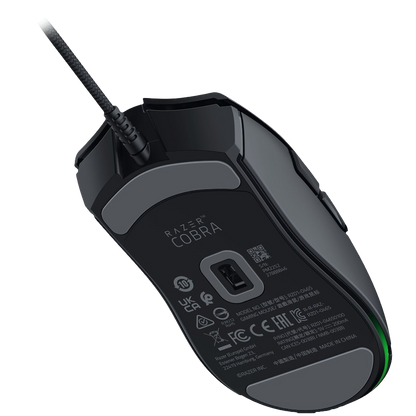 Razer Cobra Gaming Mouse, Optical Mouse Switches Gen-3, 90 million Clicks, 58g Lightweight Design, Razer Chroma™ Lighting with Gradient Underglow, 8500 DPI Optical Sensor, Razer™ Speedflex Cable, 100% PTFE Feet