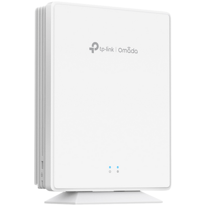 Omada  AX3000 Desktop Dual-Band Wi-Fi 6  Access Point 4×1G RJ45 Port（One support PoE Out  at 802.3at/bt input）+1×RJ11 Port 574Mbps at  2.4 GHz + 2402 Mbps at 5 GHz 802.3bt POE++ and 12V DC,