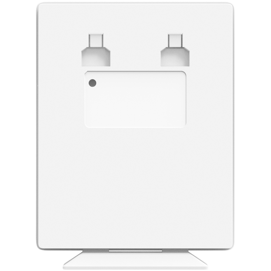 Omada  AX3000 Desktop Dual-Band Wi-Fi 6  Access Point 4×1G RJ45 Port（One support PoE Out  at 802.3at/bt input）+1×RJ11 Port 574Mbps at  2.4 GHz + 2402 Mbps at 5 GHz 802.3bt POE++ and 12V DC,