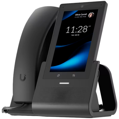 Ubiquiti UniFi UTP-G3-Touch-Pro desktop smartphone for UniFi Talk, featuring a 5inch touch display and seamless integration with UniFi applications