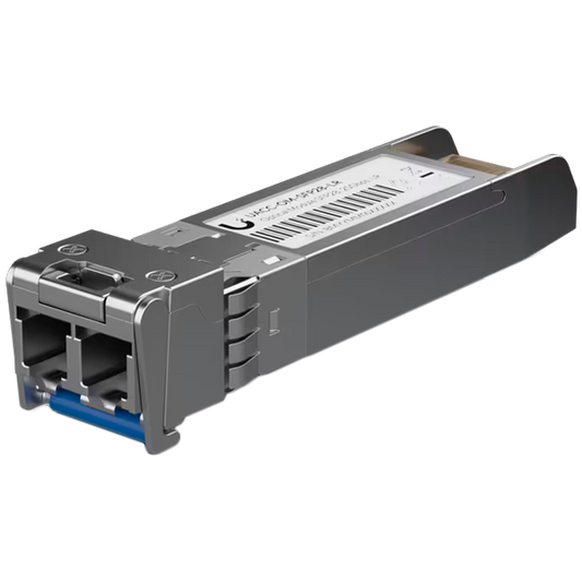 Ubiquiti UACC-OM-SFP28-LR 25G Single-Mode Optical Module SFP28 transceiver that supports 25G connections up to 10 km using single-mode fiber with a duplex LC UPC connector