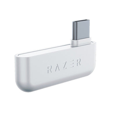 Razer Barracuda X Mercury White Wireless Multi-platform Gaming and Mobile Headset, Razer TriForce 40mm Drivers, Detachable HyperClear Cardioid Mic, Ultra-soft FlowKnit mem foam, 7.1 audio, 50hrs, Dual Wireless, Type-C, Compt PC, PlSt, MD, Ad, iOs