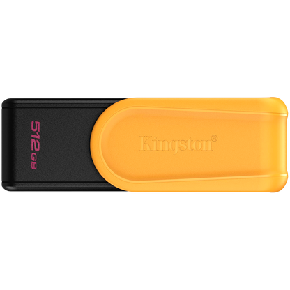 Kingston 512GB Portable USB 3.2 Gen 1 DataTraveler Exodia S (Black/Yellow)