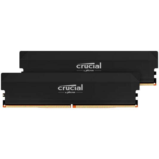 Crucial Pro OC 64GB Kit (2x32GB) DDR5-6000 UDIMM CL40 Black