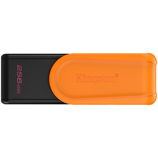 Kingston  256GB Portable USB 3.2 Gen 1 DataTraveler Exodia S (Black/Orange)