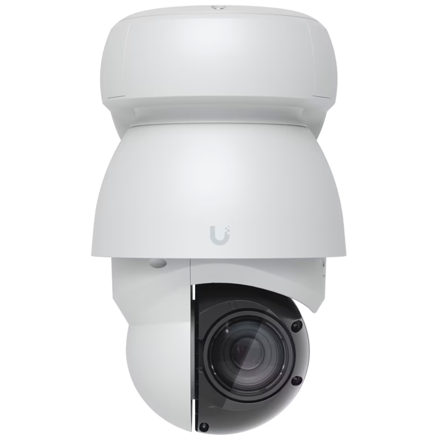 Ubiquiti UVC-AI-PTZ-W Industrial-grade 4K PoE++ PTZ camera with enhanced AI capabilities, 22x optical zoom, and long-range adaptive IR LED night vision