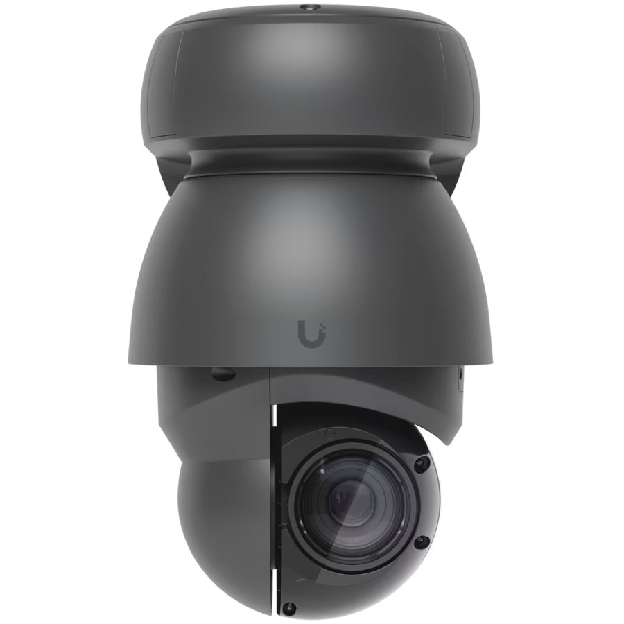 Ubiquiti UVC-AI-PTZ-B Industrial-grade 4K PoE++ PTZ camera with enhanced AI capabilities, 22x optical zoom, and long-range adaptive IR LED night vision