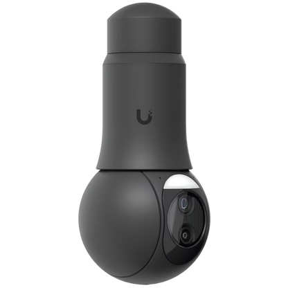 Ubiquiti UVC-G6-PTZ-B All-weather, 4K dual-lens camera with 10x hybrid zoom, 1/1.8" 8MP image sensor, Multi-TOPS AI Engine, and ultra-low latency pan-tilt-zoom control for motion tracking