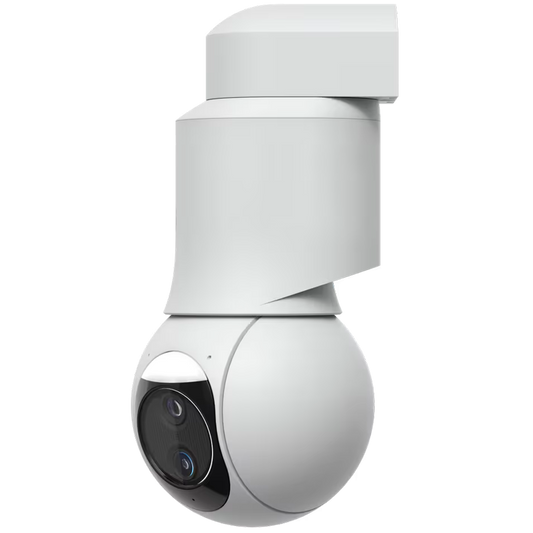 Ubiquiti UVC-G6-PTZ-W All-weather, 4K dual-lens camera with 10x hybrid zoom, 1/1.8" 8MP image sensor, Multi-TOPS AI Engine, and ultra-low latency pan-tilt-zoom control for motion tracking