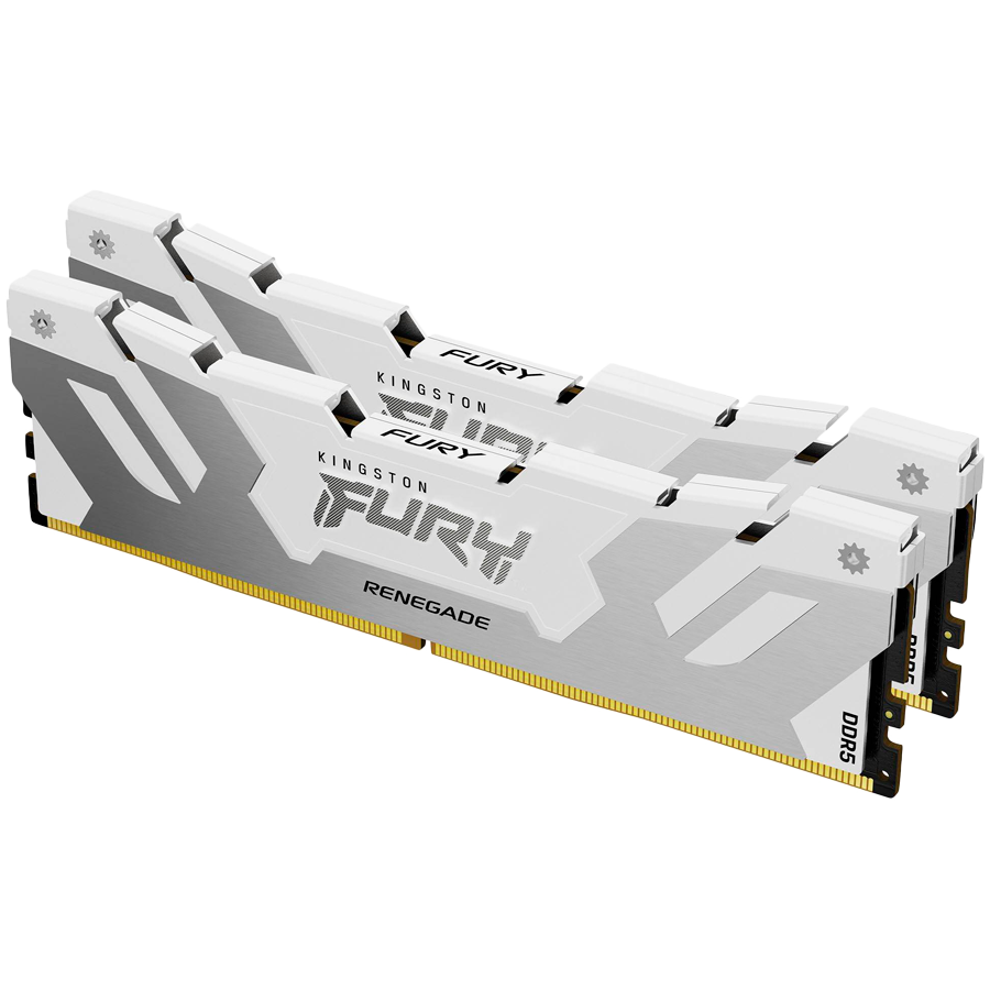 Kingston 48GB 8000MT/s DDR5 CL38 DIMM (Kit of 2) FURY Renegade White