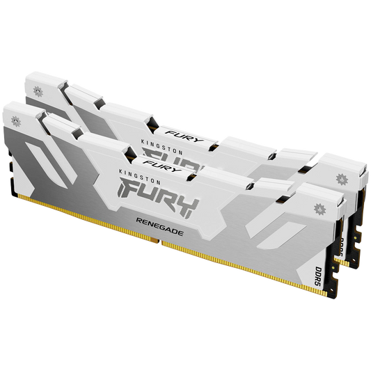Kingston 48GB 8000MT/s DDR5 CL38 DIMM (Kit of 2) FURY Renegade White