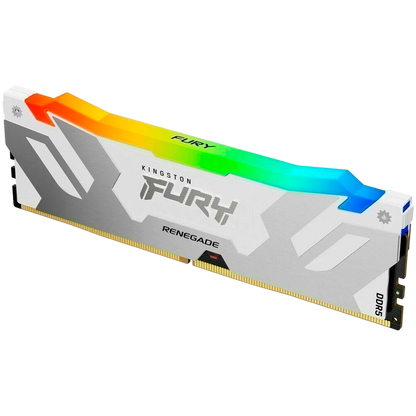 Kingston 24GB 8000MT/s DDR5 CL38 DIMM FURY Renegade RGB White