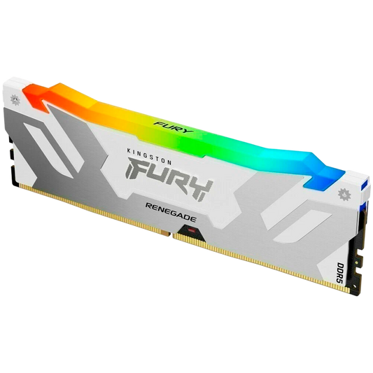 Kingston 24GB 8000MT/s DDR5 CL38 DIMM FURY Renegade RGB White