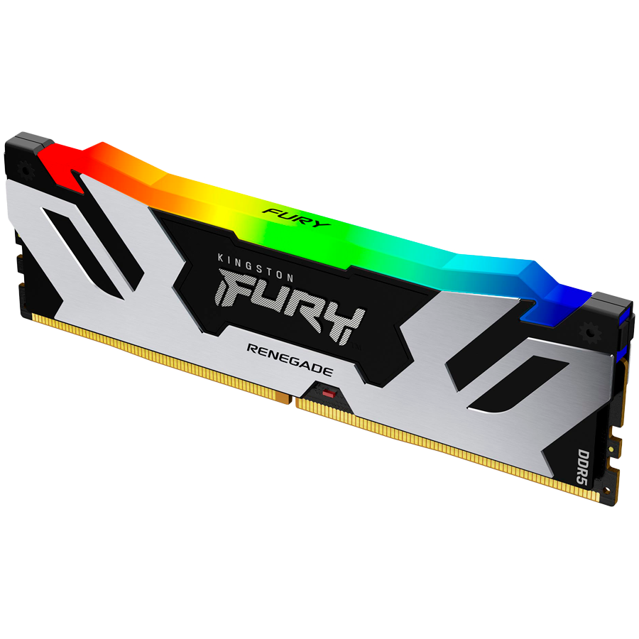 Kingston 24GB 8000MT/s DDR5 CL38 DIMM FURY Renegade RGB Silver