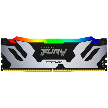Kingston 24GB 8000MT/s DDR5 CL38 DIMM FURY Renegade RGB Silver