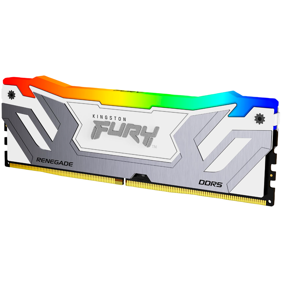 Kingston 24GB 8800MT/s DDR5 CL42 CUDIMM FURY Renegade RGB White