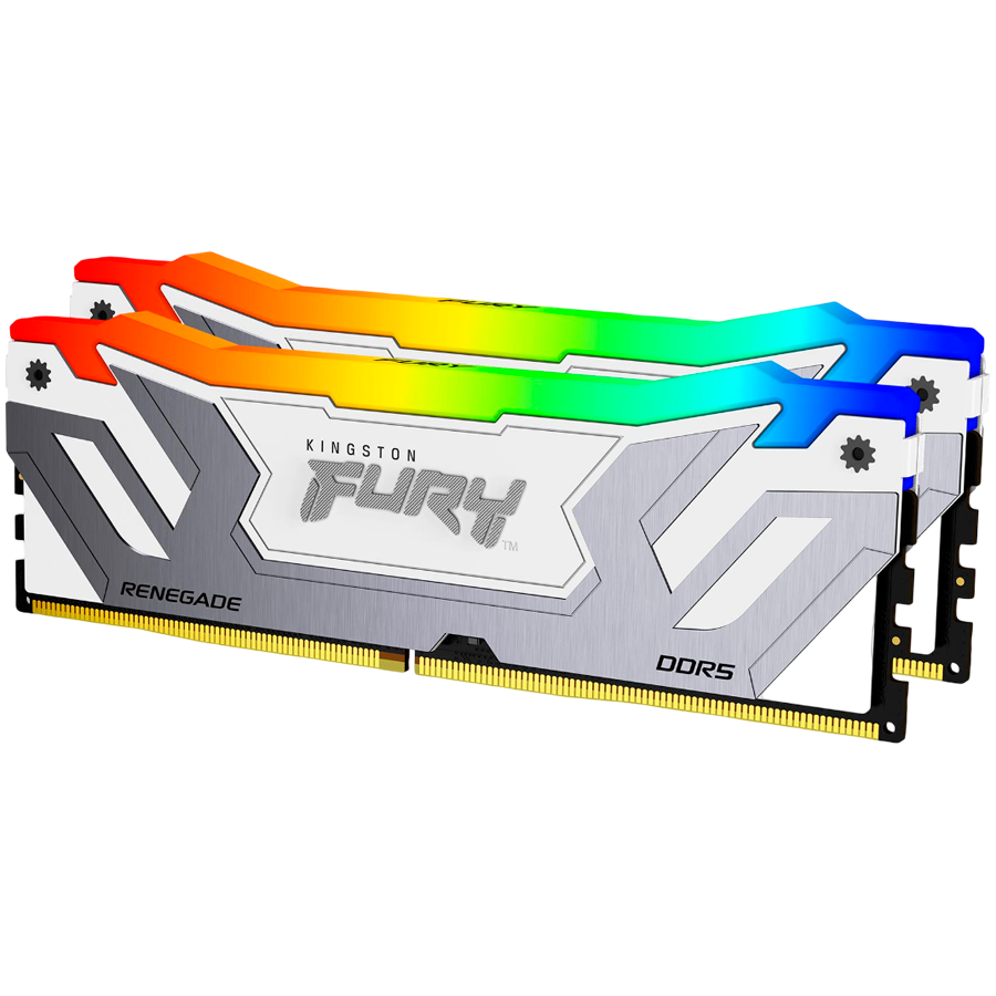 Kingston 48GB 8800MT/s DDR5 CL42 CUDIMM (Kit of 2) FURY Renegade RGB White