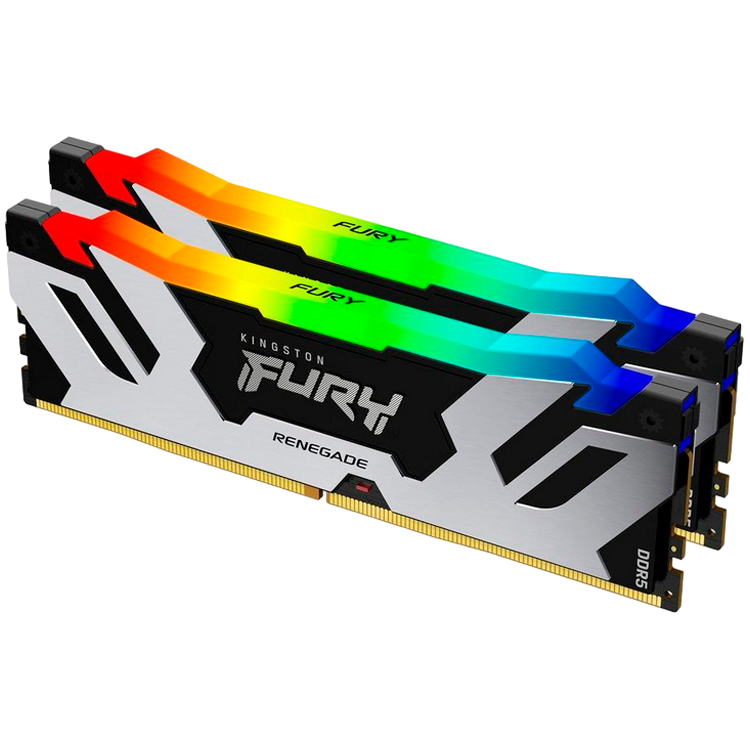 Kingston 48GB 8000MT/s DDR5 CL38 DIMM (Kit of 2) FURY Renegade RGB Silver
