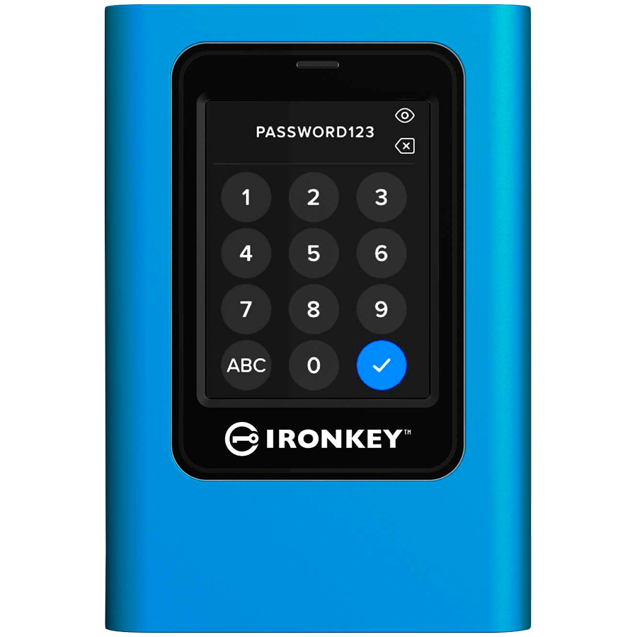 Kingston SSD 3840GB IronKey Vault Privacy 80 XTS-AES 256-bit Encrypted External SSD, EAN: 740617341416