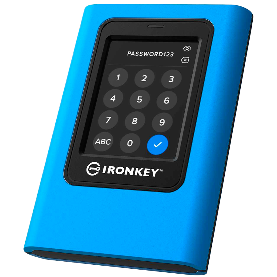 Kingston SSD 3840GB IronKey Vault Privacy 80 XTS-AES 256-bit Encrypted External SSD, EAN: 740617341416
