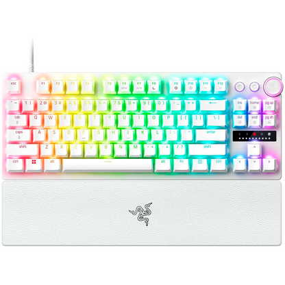 RAZER Huntsman V3 Pro Tenkeyless Gaming Keyboard - White - US Layout