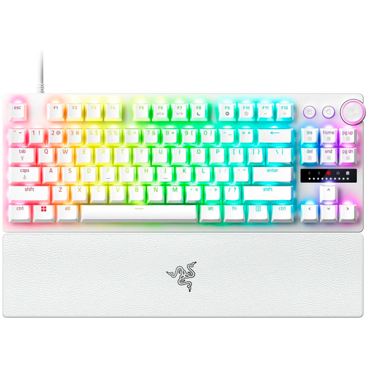 RAZER Huntsman V3 Pro Tenkeyless Gaming Keyboard - White - US Layout