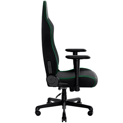 Razer Iskur V2 X Black Fabric Gaming Chair, Built-in Lumbar Arch, Widened Seat Base with Reduced Edges, Contoured High-Density Foam Cushions, Adjustable 152-degree Recline, 2D Armrests