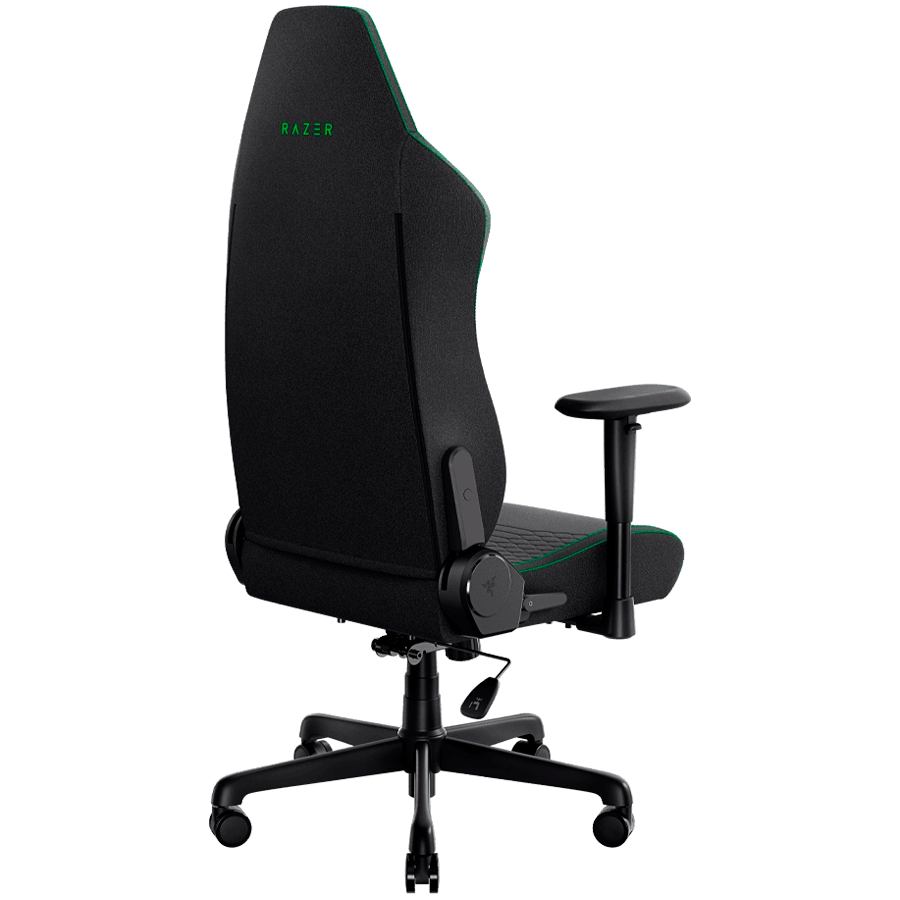 Razer Iskur V2 X Black Fabric Gaming Chair, Built-in Lumbar Arch, Widened Seat Base with Reduced Edges, Contoured High-Density Foam Cushions, Adjustable 152-degree Recline, 2D Armrests