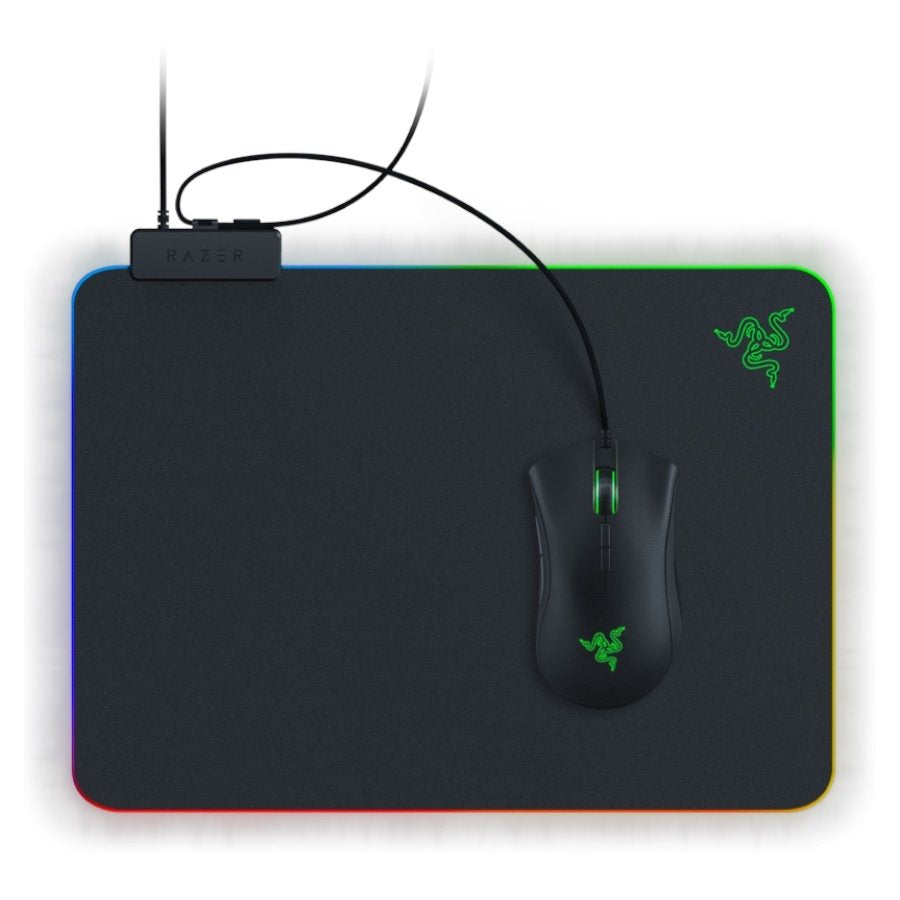 Razer Firefly V2, Razer Chroma customizable RGB lighting, Micro-textured surface, Built-in cable catch, All-round edge lighting, 19 lighting zones, Braided USB cable, Dimensions: 355mm x 255mm x 3mm