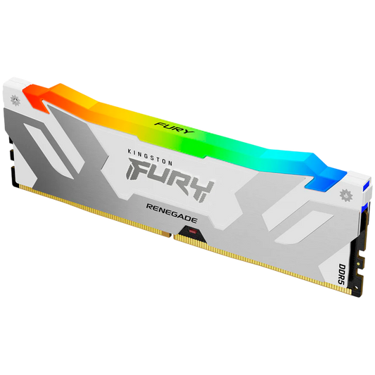 Kingston 24GB 8400MT/s DDR5 CL40 CUDIMM FURY Renegade RGB White XMP, EAN: 740617346862
