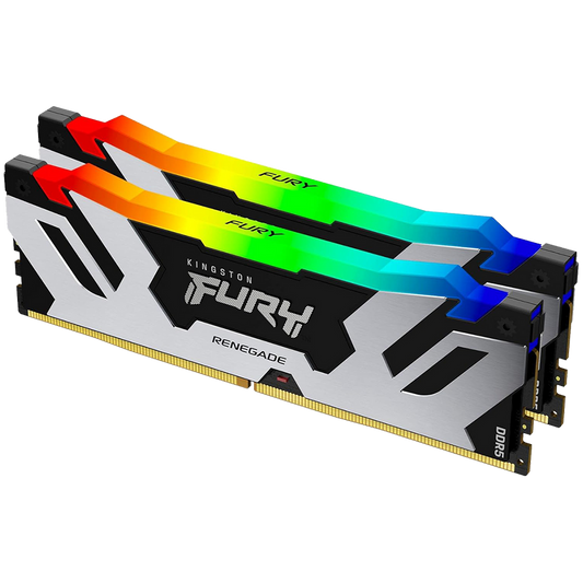 Kingston 64GB 6400MT/s DDR5 CL32 DIMM (Kit of 2) FURY Renegade RGB XMP