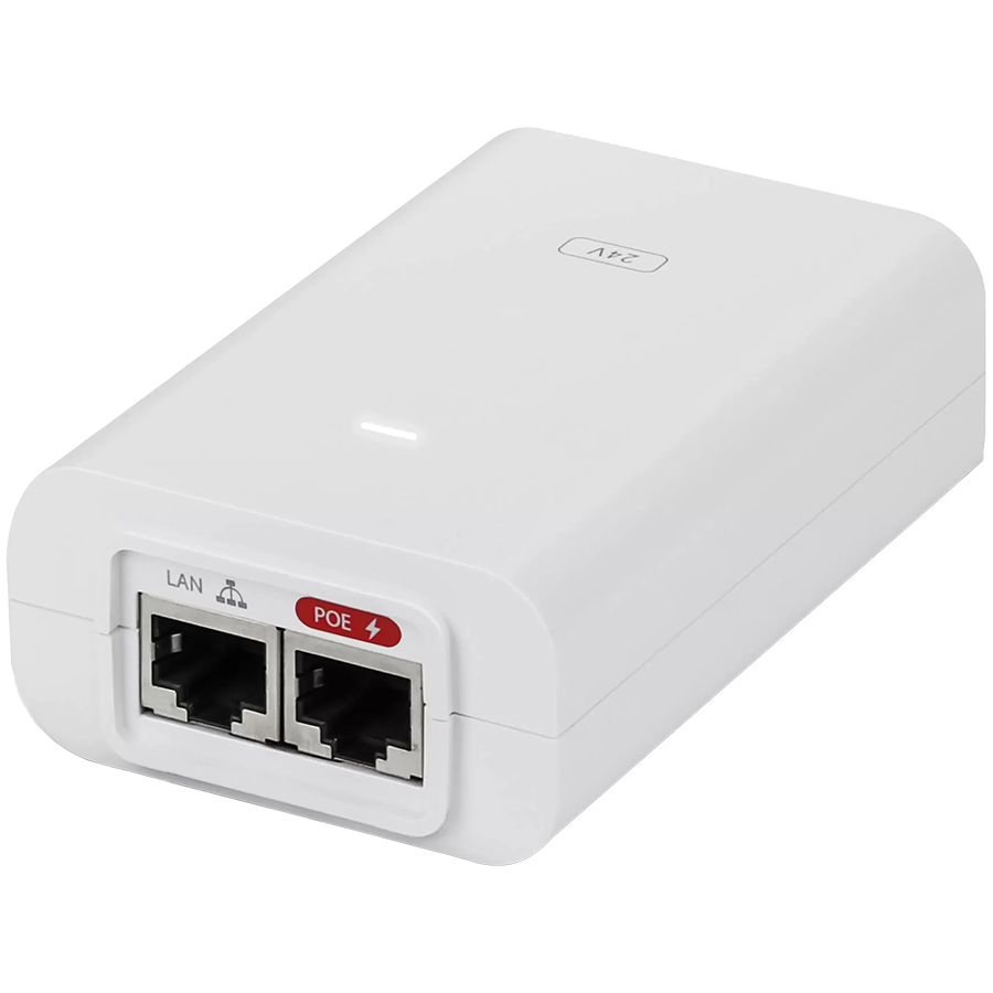 Ubiquiti PoE POE-24-24W-G-WH – product photo