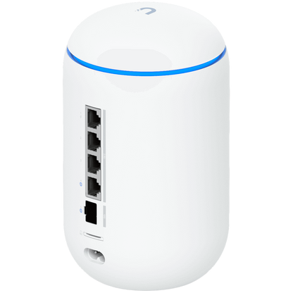 Ubiquiti UniFi UDR7 Dream Router 7 Desktop 10G Cloud Gateway with integrated WiFi 7, PoE switch, microSD storage, and full UniFi application support, 10G SFP+ and (1) 2.5 GbE RJ45 WAN port, 64 GB microSD
