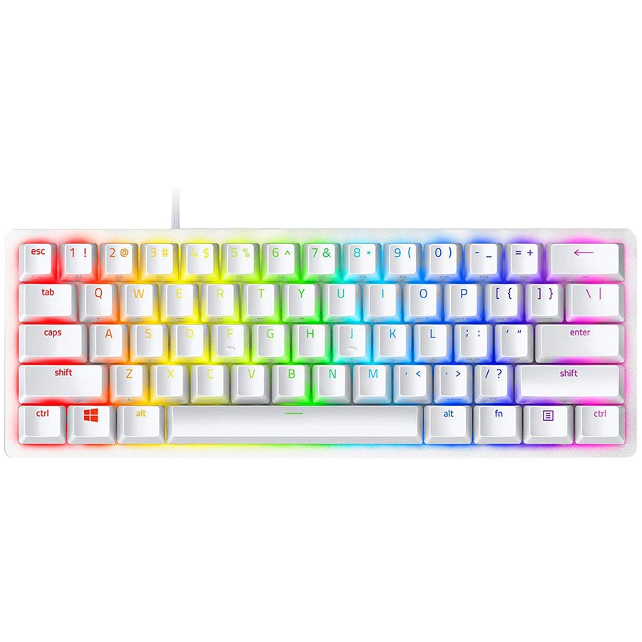 Razer Huntsman Mini, Gaming Keyboard, Mercury Ed. (Purple Switch) - US Layout