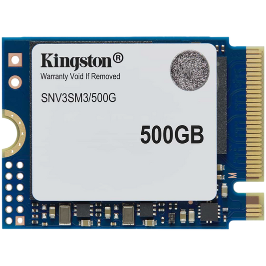 Kingston 500GB NV3 SSD M.2 2230 PCIe 4.0 NVMe, Read: 5,000/ Write: 3,000MB/s