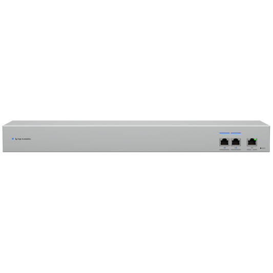 Ubiquiti WAN Switch USW-WAN-EU 10G SFP+ linking two Shadow Mode High Availability UniFi Gateways to a single ISP