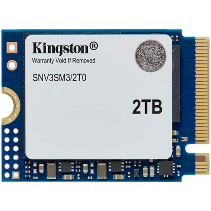 Kingston 2TB NV3 SSD M.2 2230 PCIe 4.0 NVMe, Read: 6,000/ Write: 5,000MB/s