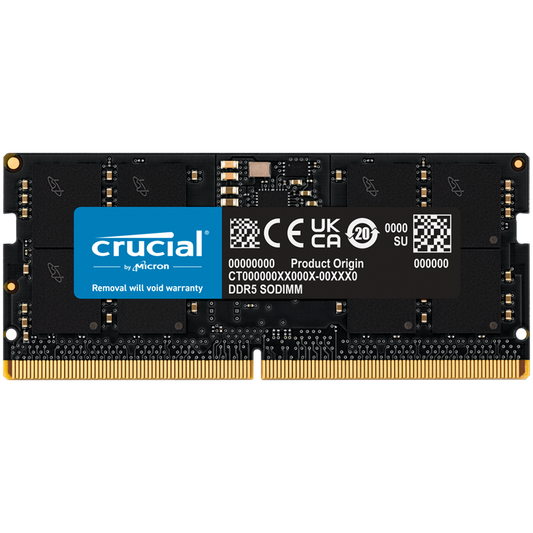 Crucial 32GB DDR5-5600 SODIMM CL46 (16Gbit) Tray