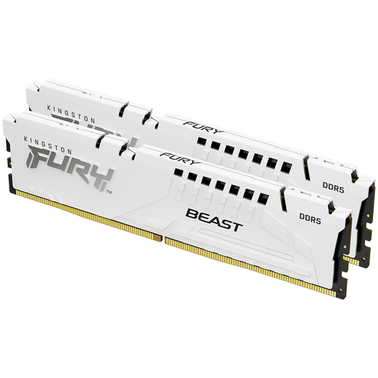 Kingston 64GB 6000MT/s DDR5 CL30 DIMM (Kit of 2) FURY Beast White EXPO