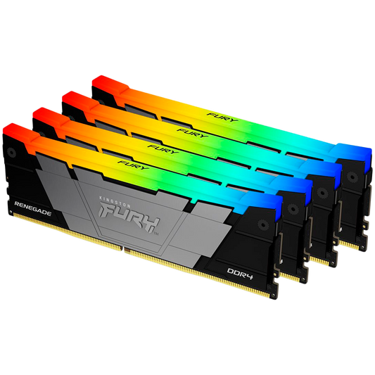 Kingston 32GB 3600MT/s DDR4 CL16 DIMM (Kit of 4) FURY Renegade RGB